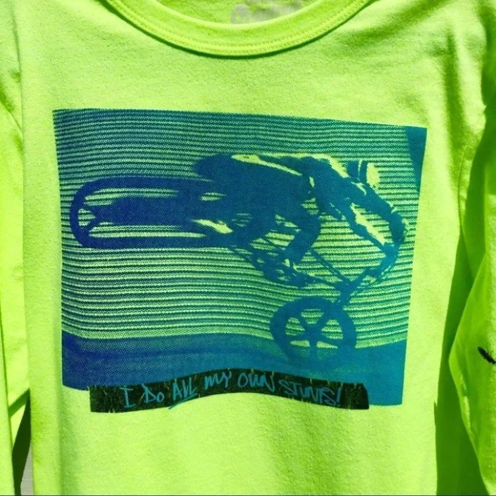 OshKosh B’gosh Neon Yellow long sleeve shirt - Super Cute!
